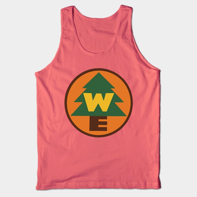 Wilderness explorers back print Tank Top by EnglishGent